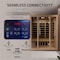 Steamspa 3-Person Carbon FAR Infrared Hemlock Wooden Indoor Sauna Room with LED Touch Control Panel SC-SS0008-3P - alternate 3